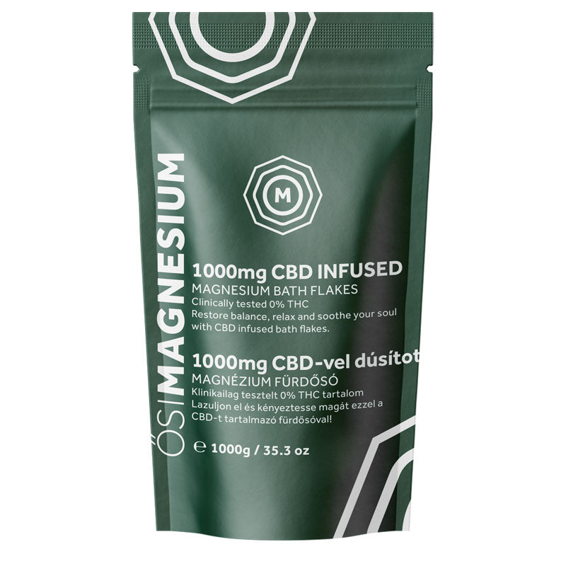 Magnesium Bath Flakes 1000mg CBD image 0